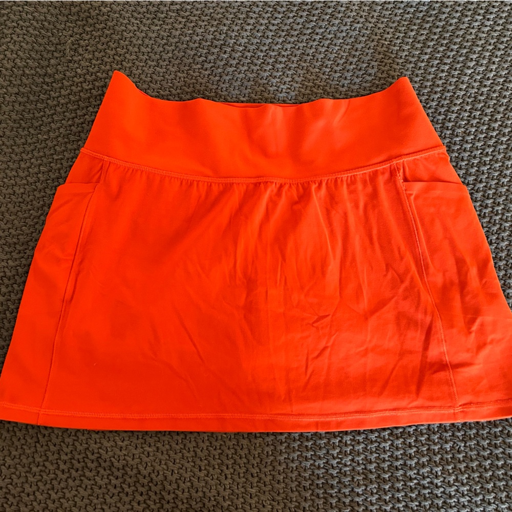 Athleta Vibrant Orange Mini Skort